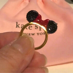 Minnie Mouse Disney x Kate Spade New York Ring NWT